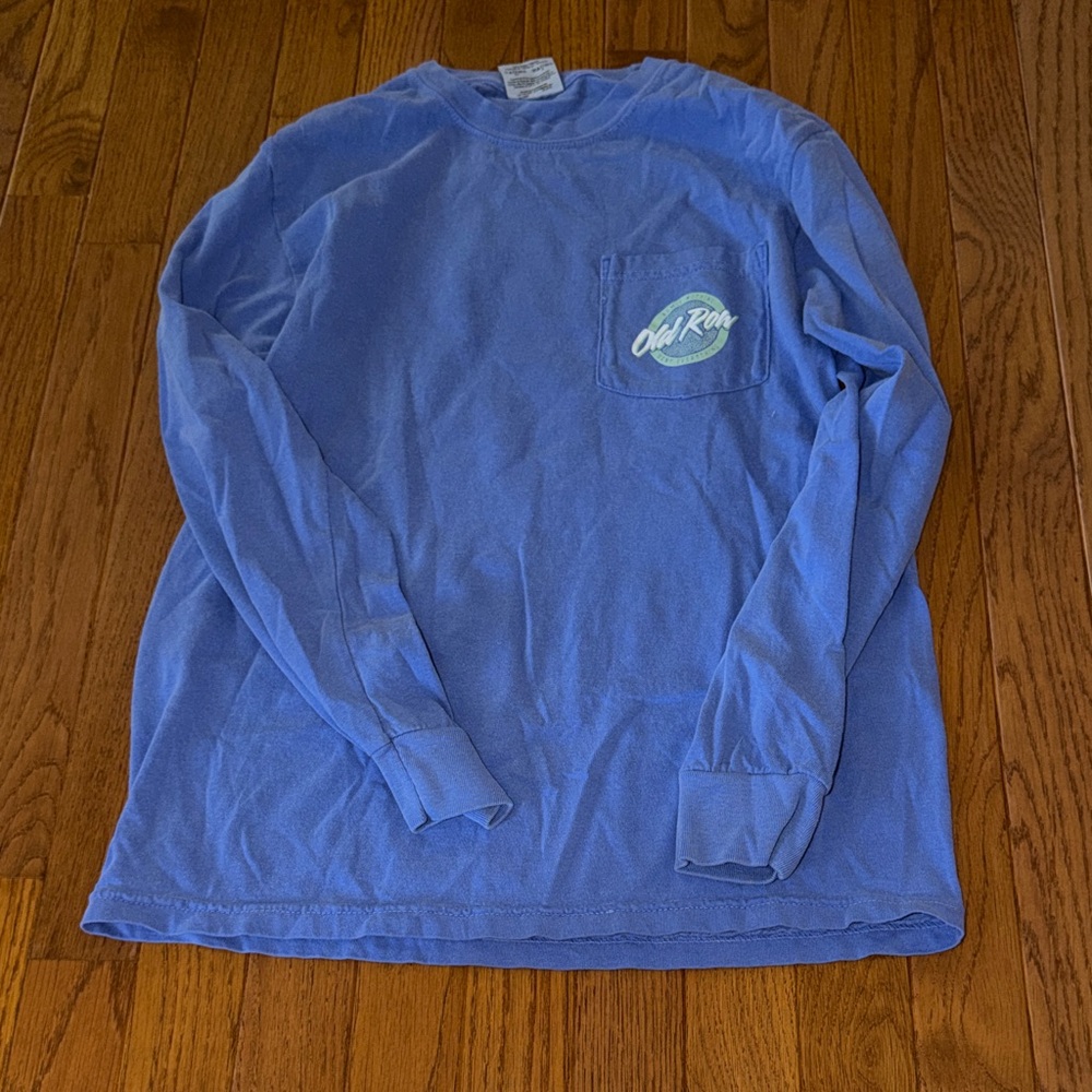 Old Row Women's Long-Sleeve Pocket Tee - Periwinkle